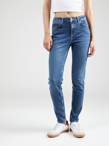 Coupe slim Jean comma casual identity en bleu : devant