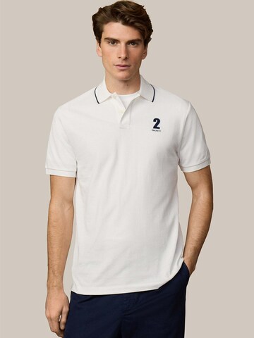 Maglietta 'Heritage' di Hackett London in bianco: frontale