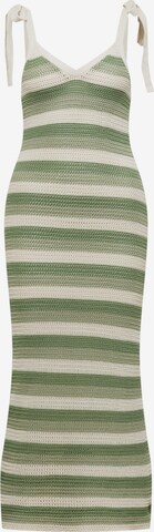 A LOT LESS Knitted dress 'Jasmina' in Green: front