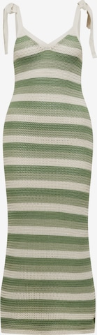 A LOT LESS Knitted dress 'Jasmina' in Green: front