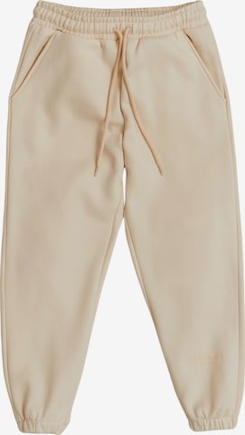 THE ODDS Jogginghose 'Lounge Pants/ alphabet' in Beige: Vorderseite