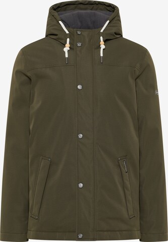 Schmuddelwedda Winter jacket in Green: front