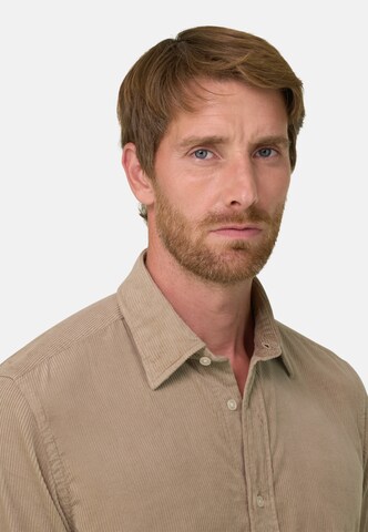 Boggi Milano Shirt in Beige: voorkant