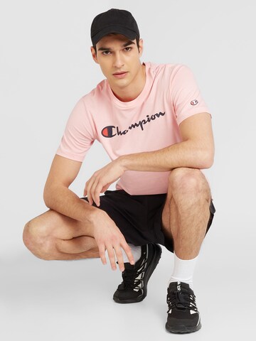 T-Shirt Champion Authentic Athletic Apparel en rose