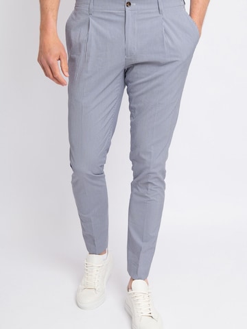 Suitable Slim fit Chino trousers in Blue: front