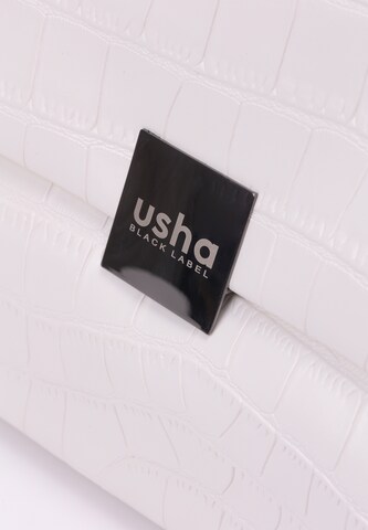 Borsa a spalla di usha BLACK LABEL in bianco