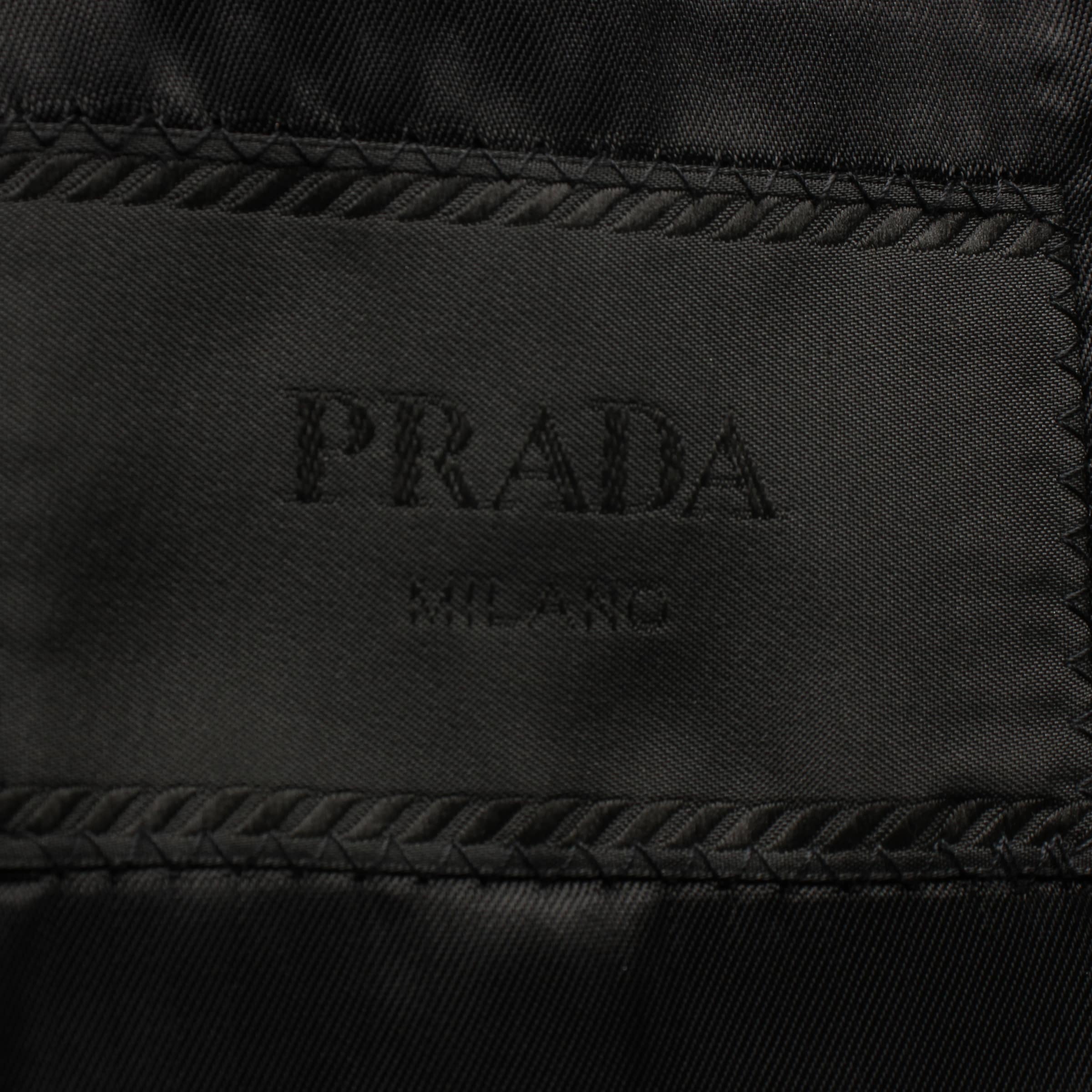 PRADA Suit Jacket in XL in Black