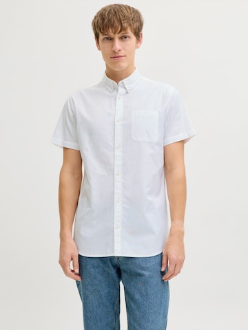 JJ RebelRegular Fit Košulja 'JREBKEITH' - bijela boja: prednji dio