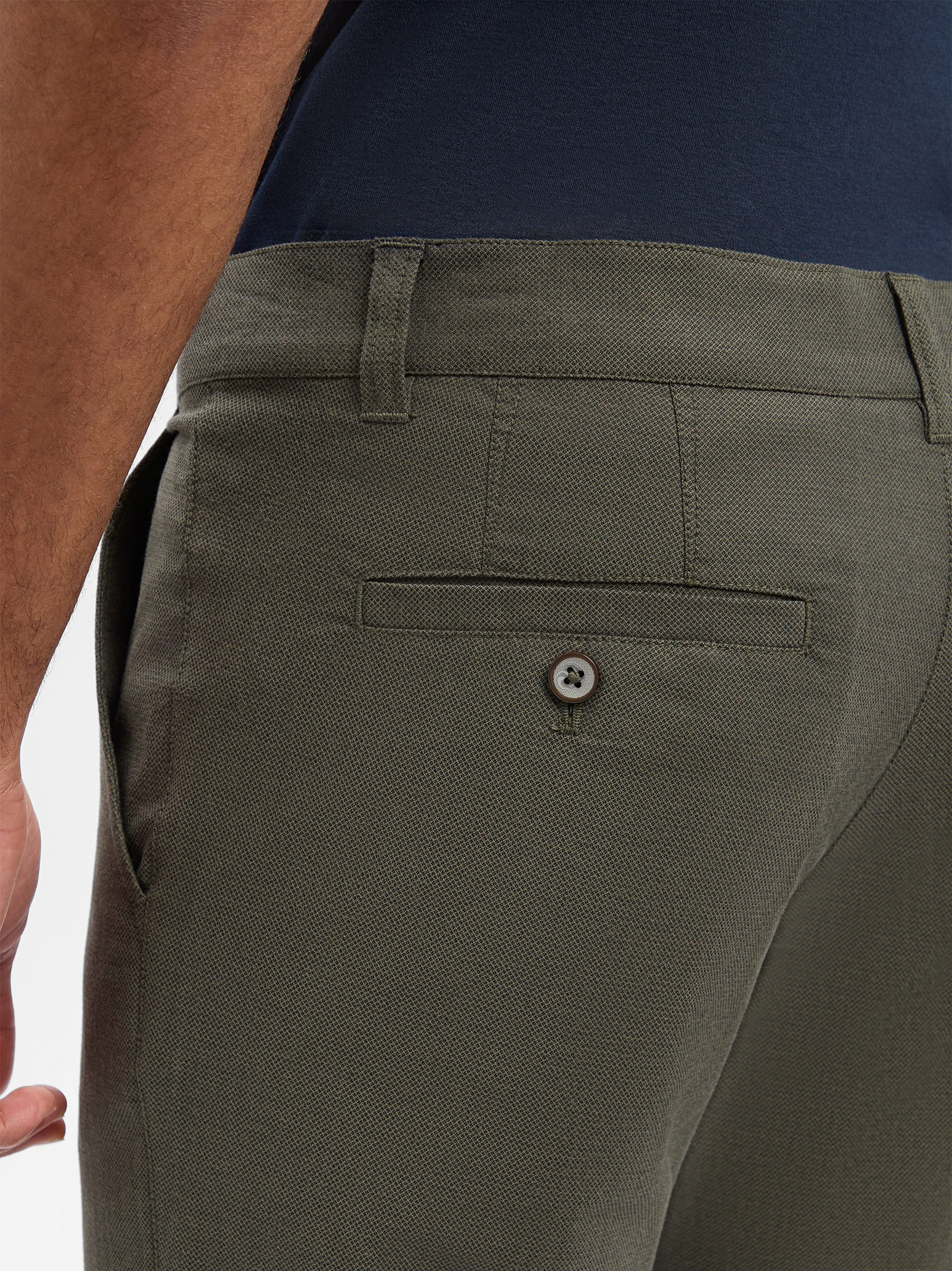 Regular Pantalon chino Finshley & Harding en vert
