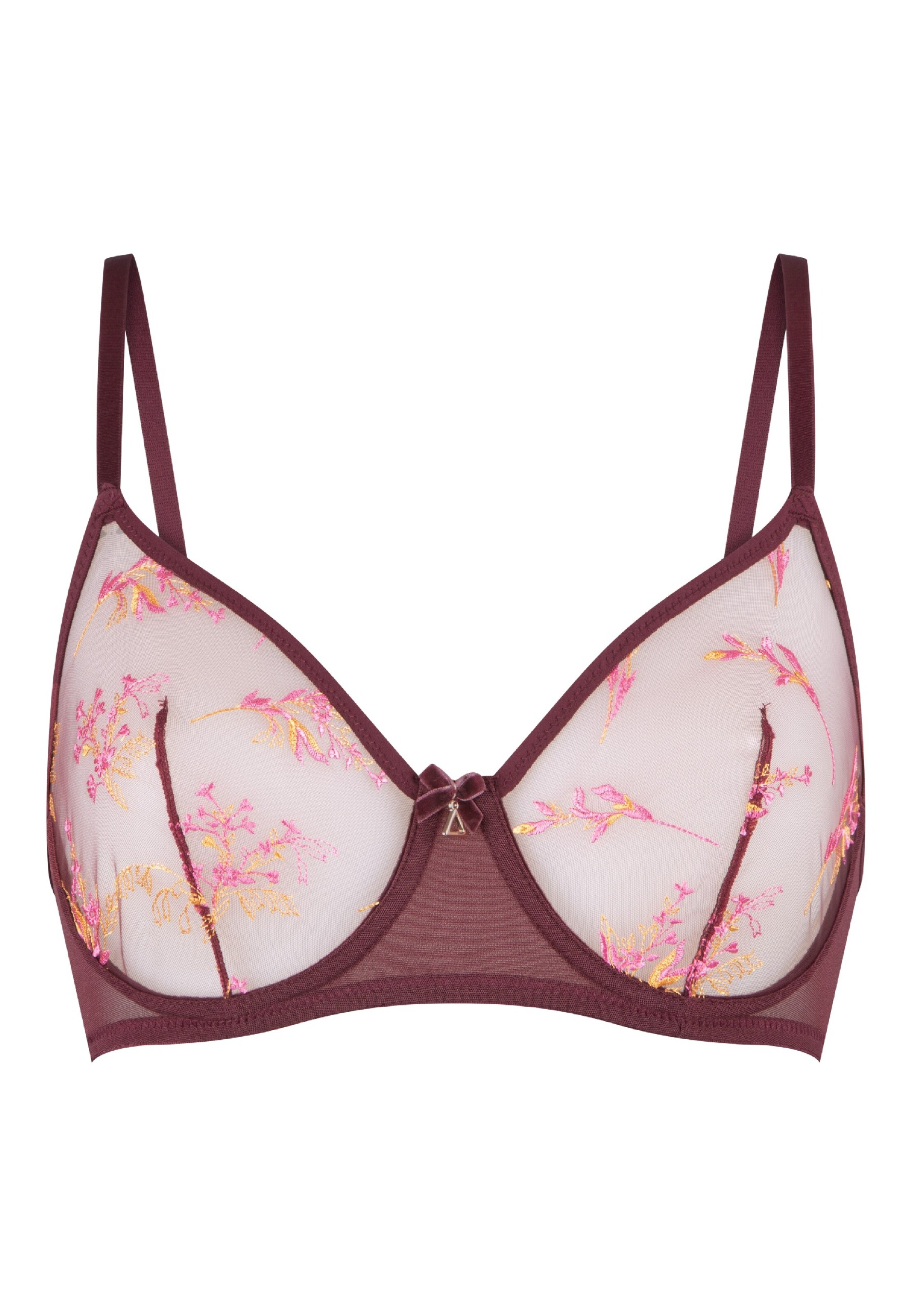 LingaDore - Triángulo Sujetador en rojo: frente