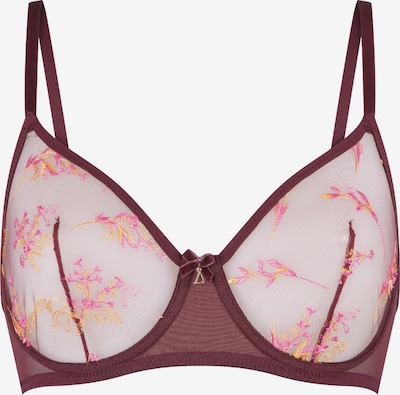 LingaDore BH in oliv / magenta / bordeaux, Produktansicht