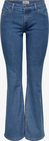 évasé Jean 'ONLHUSH' ONLY en bleu : devant