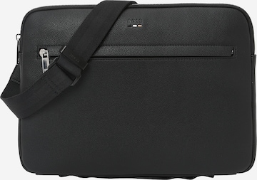 BOSS Black Laptop Bag 'Ray' in Black: front