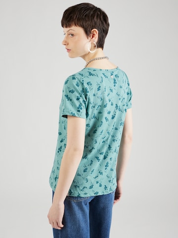 Ragwear T-Shirt 'MINTT FLOWER' in Blau