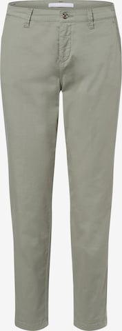 Coupe slim Pantalon chino 'Summer Spririt' MAC en vert : devant