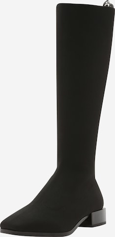 Bianco - Botas 'DIANA' en negro: frente