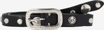 Ceinture 'Raven' b.belt Handmade in Germany en noir : devant