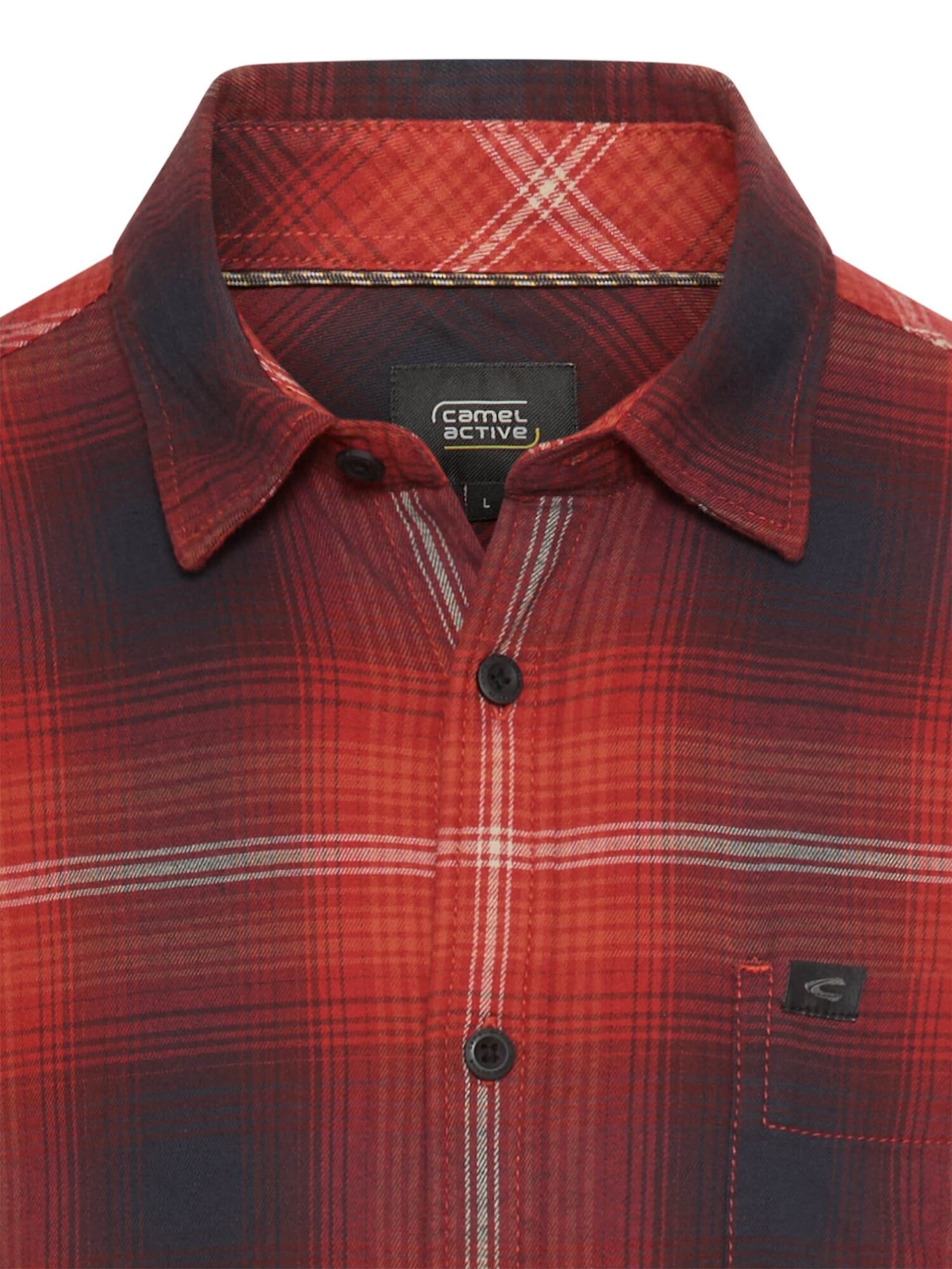 CAMEL ACTIVE Regular fit Button Up Shirt in Red