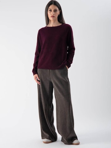 Completo pantalone 'Chenille trousers with drawstring' di MND in grigio