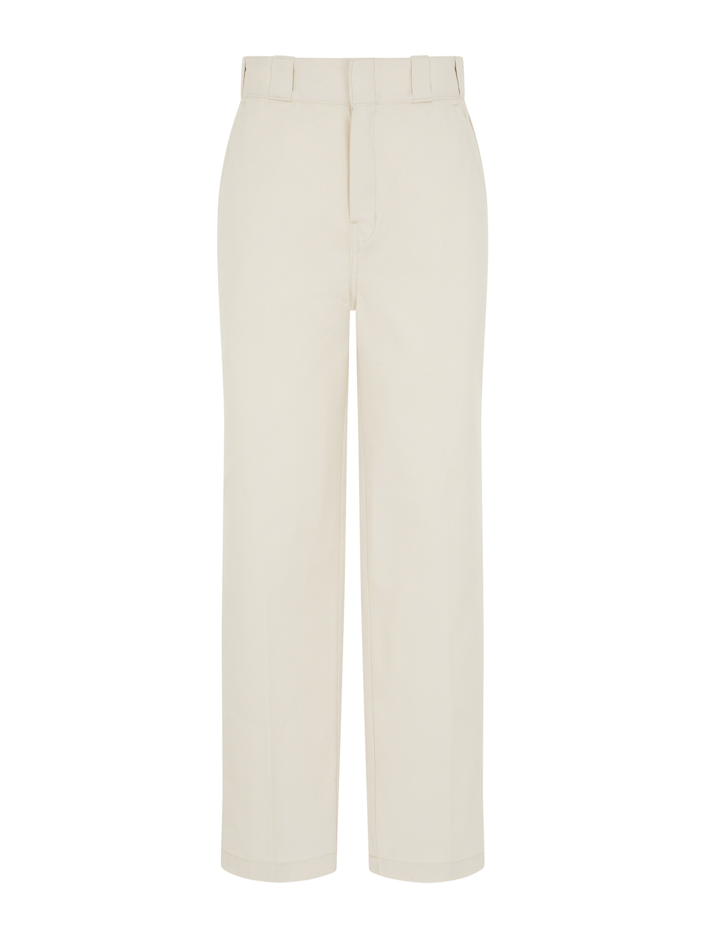 DICKIES Regular Broek in Wit: voorkant