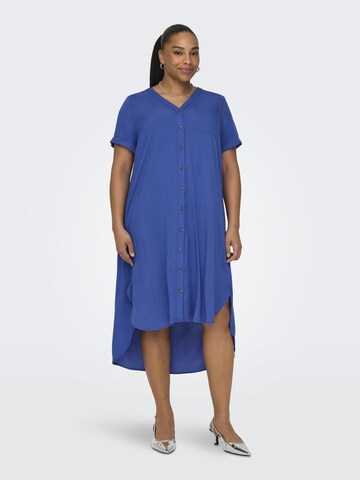 ONLY Carmakoma Shirt Dress in Blue