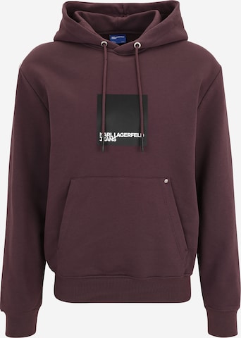 Felpa di KARL LAGERFELD JEANS in lilla: frontale