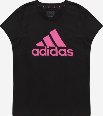 ADIDAS SPORTSWEAR Performance Shirt 'Essentials' in Black: front