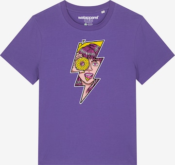 Watapparel Shirt 'Donut' in Purple: front