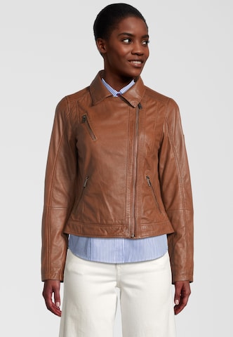 H.I.S Between-Season Jacket in Brown: front