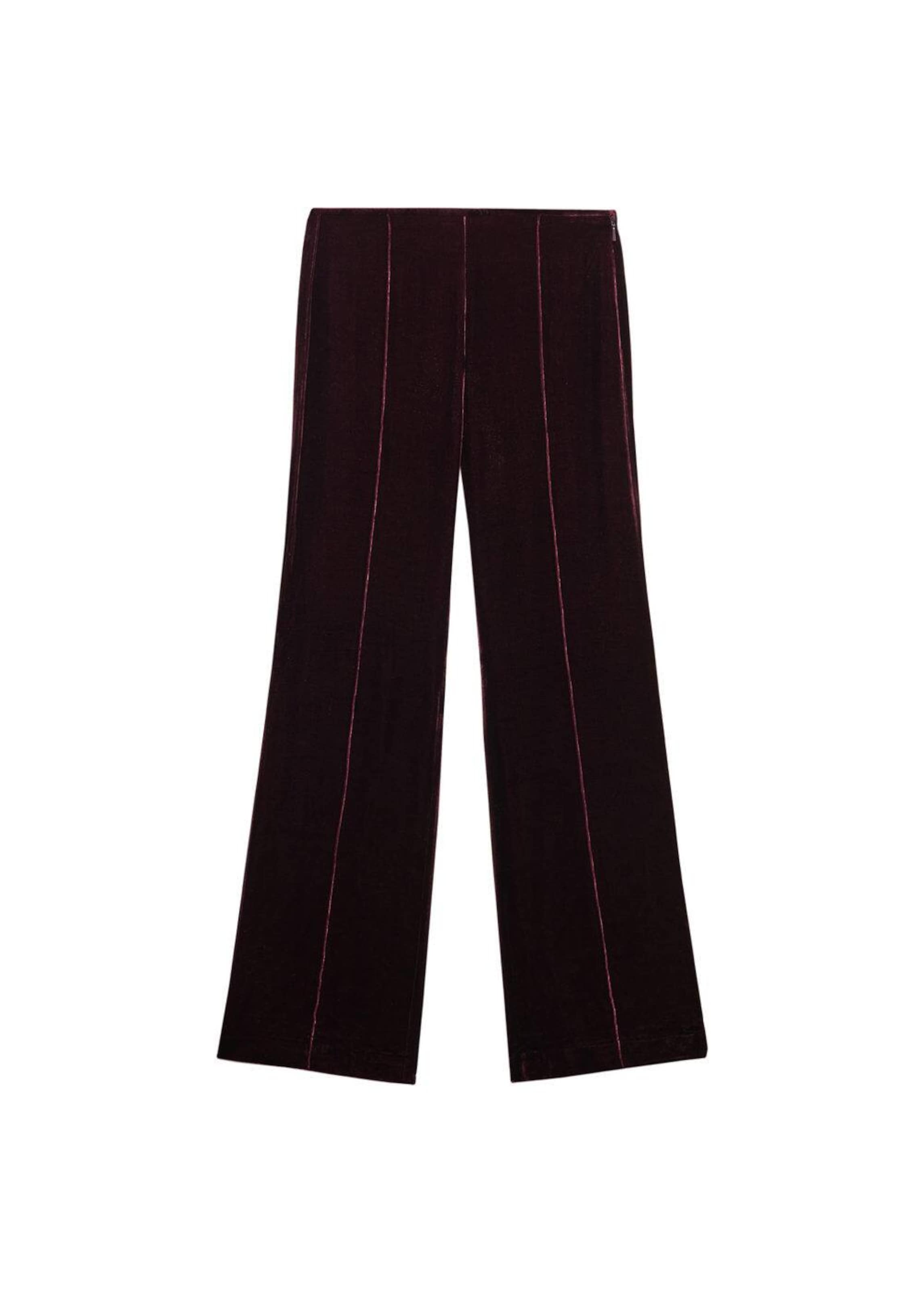 MANGO Bootcut Nohavice 'Juls' - Červená: predná strana