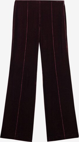 MANGO Boot cut Pants 'Juls' in Red: front