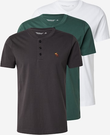 žalia Abercrombie & Fitch Marškinėliai: priekis