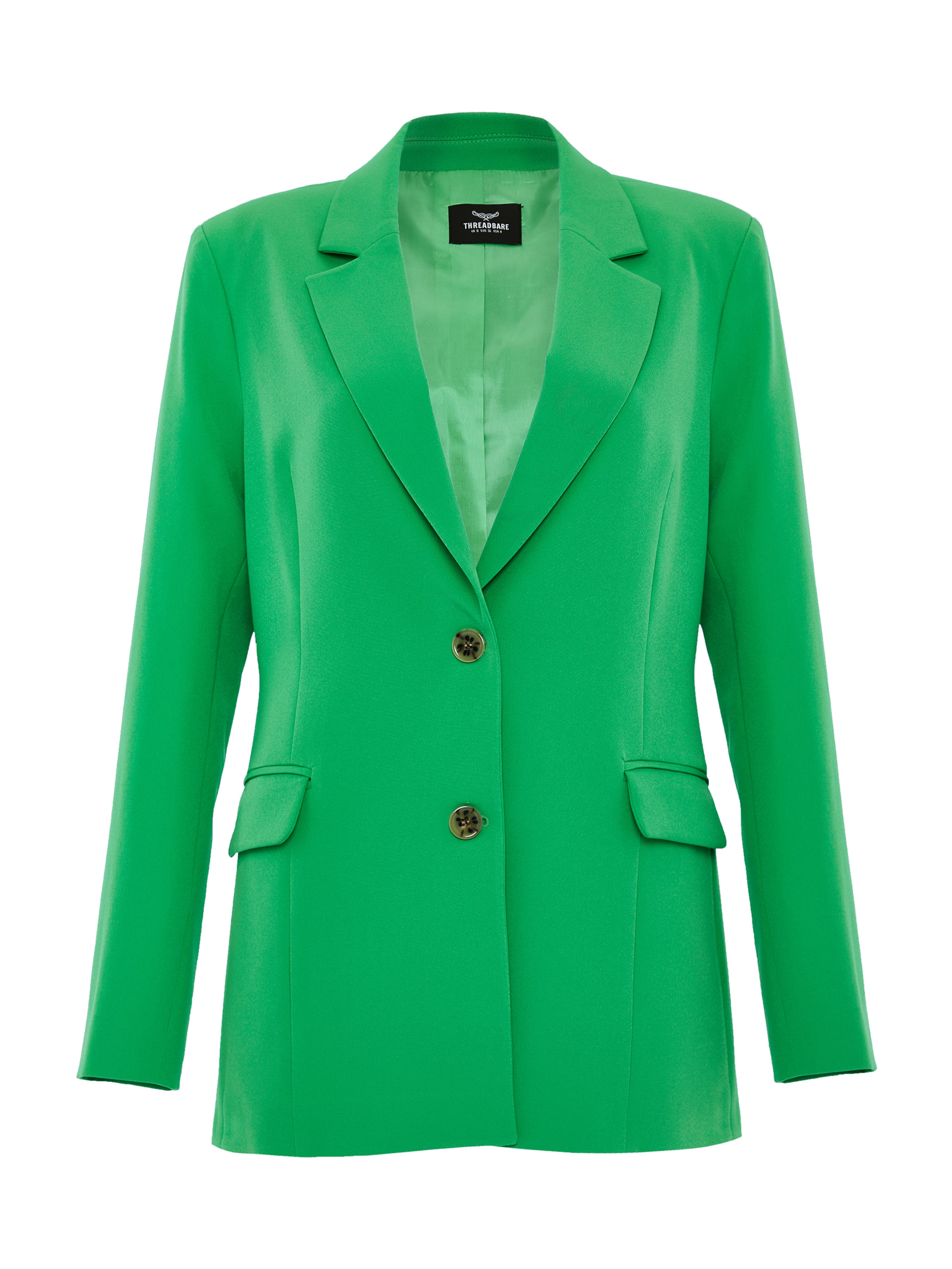 Threadbare Blazers 'Santa Monica' in Groen: voorkant