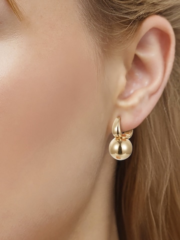 Orecchini di Lulu & Jane in oro: frontale