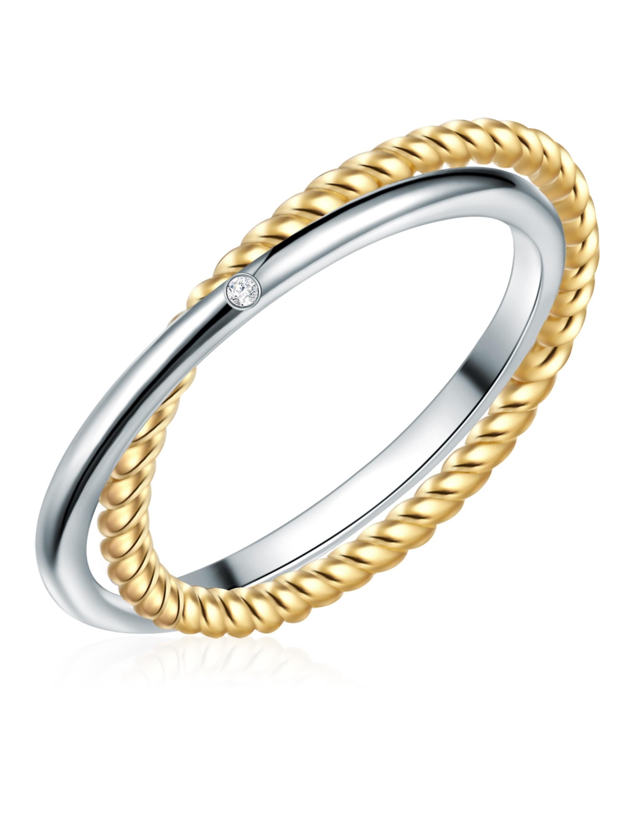 Lulu & Jane Ring in Gold: front