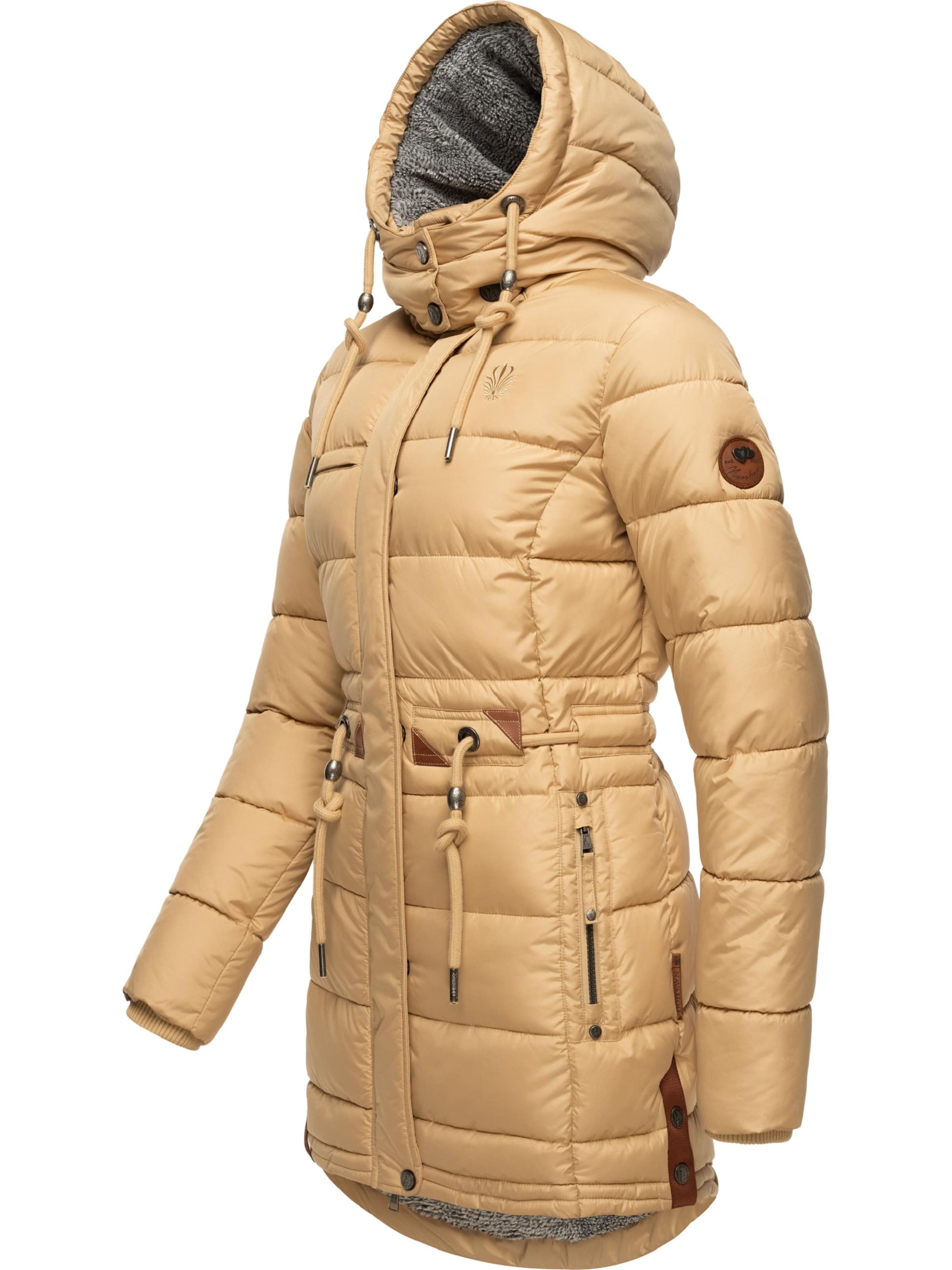 NAVAHOO Zimný kabát 'Daliee' - Béžová