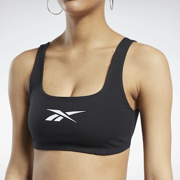 Reebok Bustier BH in Zwart