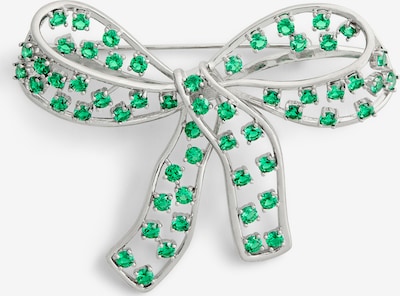 COACH Brož - zelená / stříbrná, Produkt