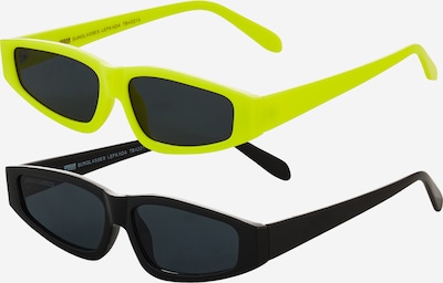 Urban Classics Okulary przeciwsłoneczne 'Lefkada' w kolorze neonowo-żółty / czarnym, Podgląd produktu