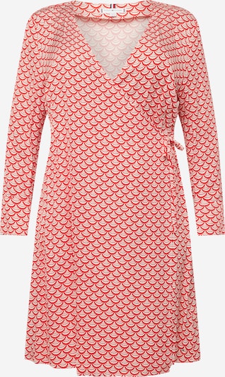 Tommy Hilfiger Curve Robe en rouge vif / blanc, Vue avec produit