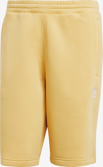 ADIDAS ORIGINALS Pantalon 'Trefoil Essentials' en jaune / jaune clair / blanc, Vue avec produit