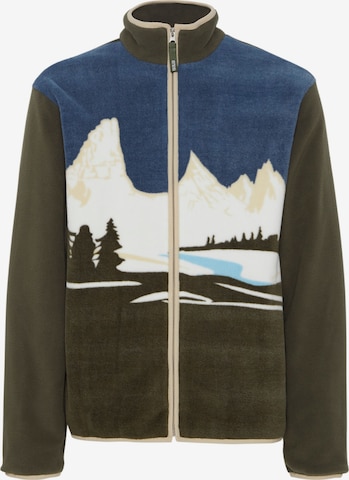 !Solid Fleece Jacket 'Habis' in Mixed colors: front