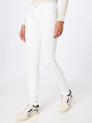 Coupe slim Jean 'Soho' Pepe Jeans en blanc : devant