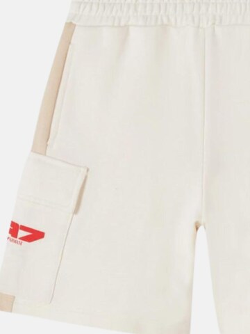 EA7 Emporio Armani Normalny krój Spodnie 'EA7 EMPORIO ARMANI kids BERMUDA FELPA BERMUDA' w kolorze beżowy