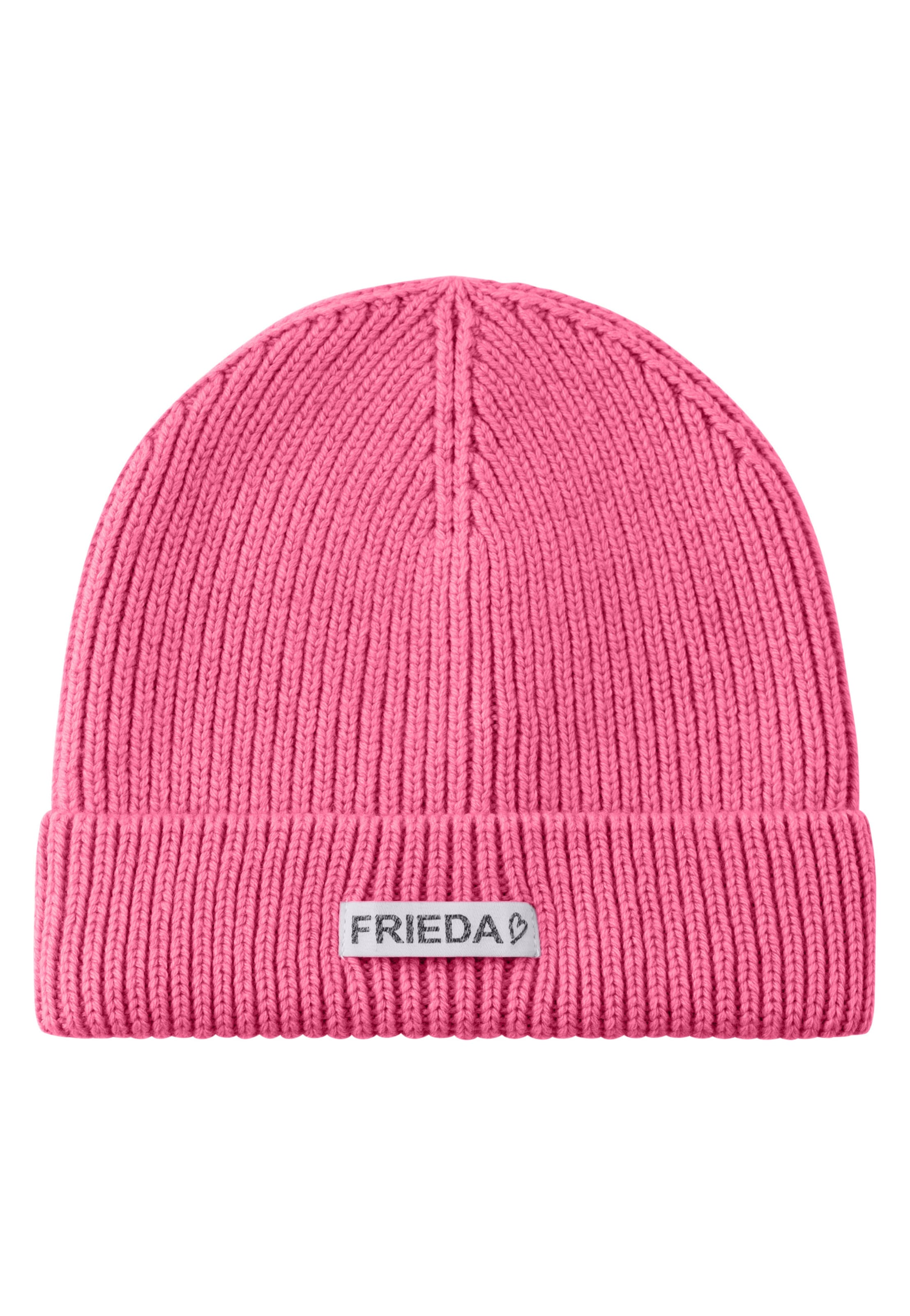 Frieda & Freddies NY Mütze in Pink: Vorderseite