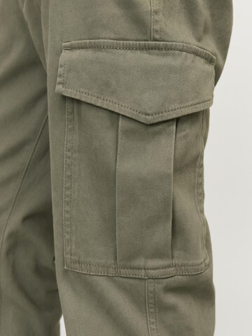 JACK & JONES Slimfit Cargobroek 'JJMarco Joe' in Groen