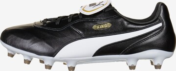 Ghete de fotbal 'King Top FG' de la PUMA pe negru