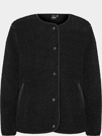 Didriksons Fleece jas 'Selma' in Zwart: voorkant