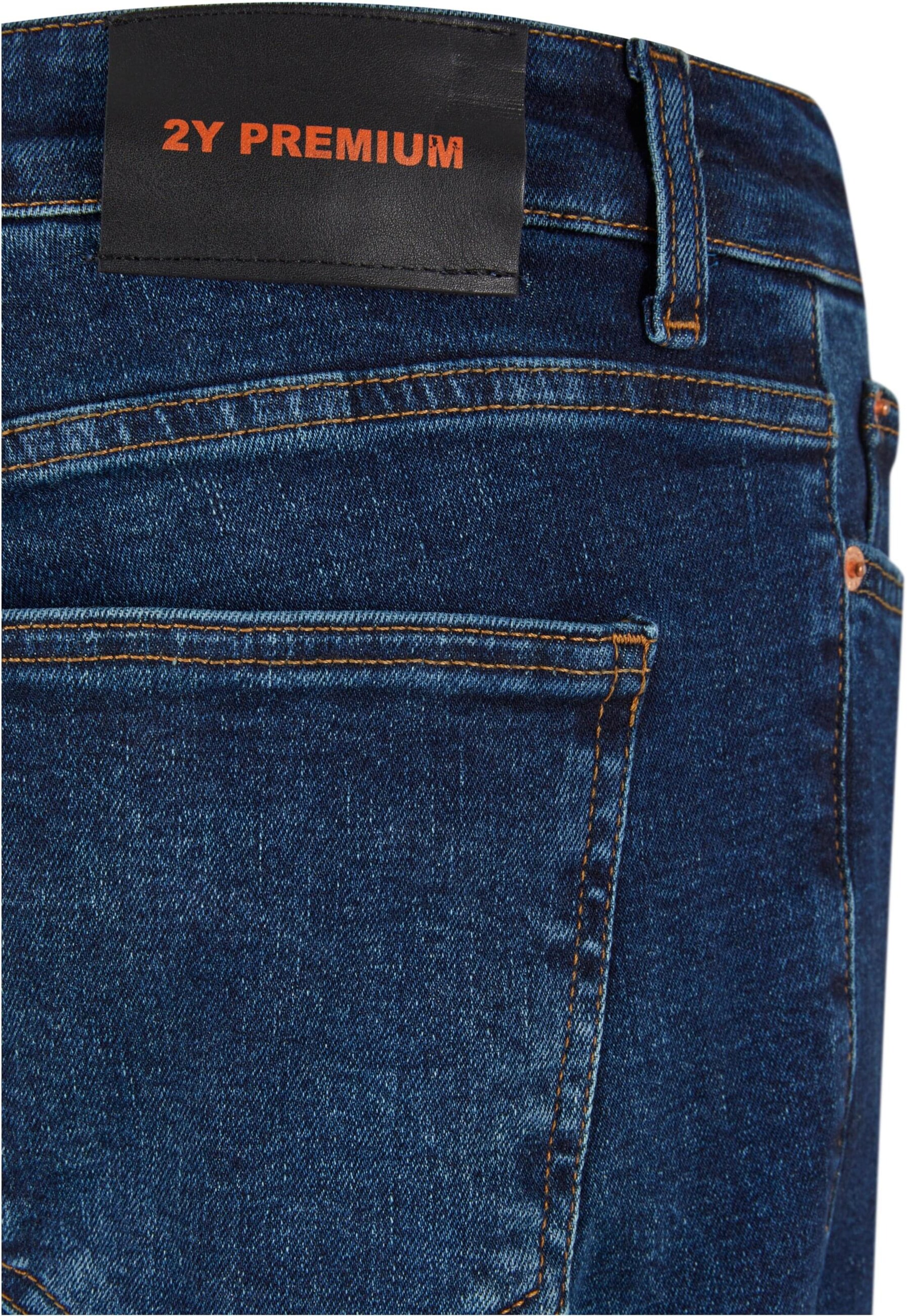 2Y Premium Regular Jeans in Blau