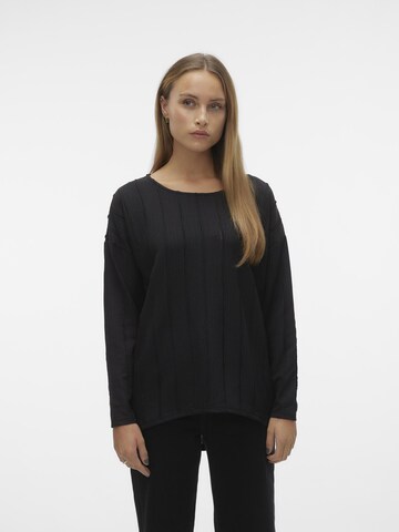 Chemisier 'CATHRINE' VERO MODA en noir : devant